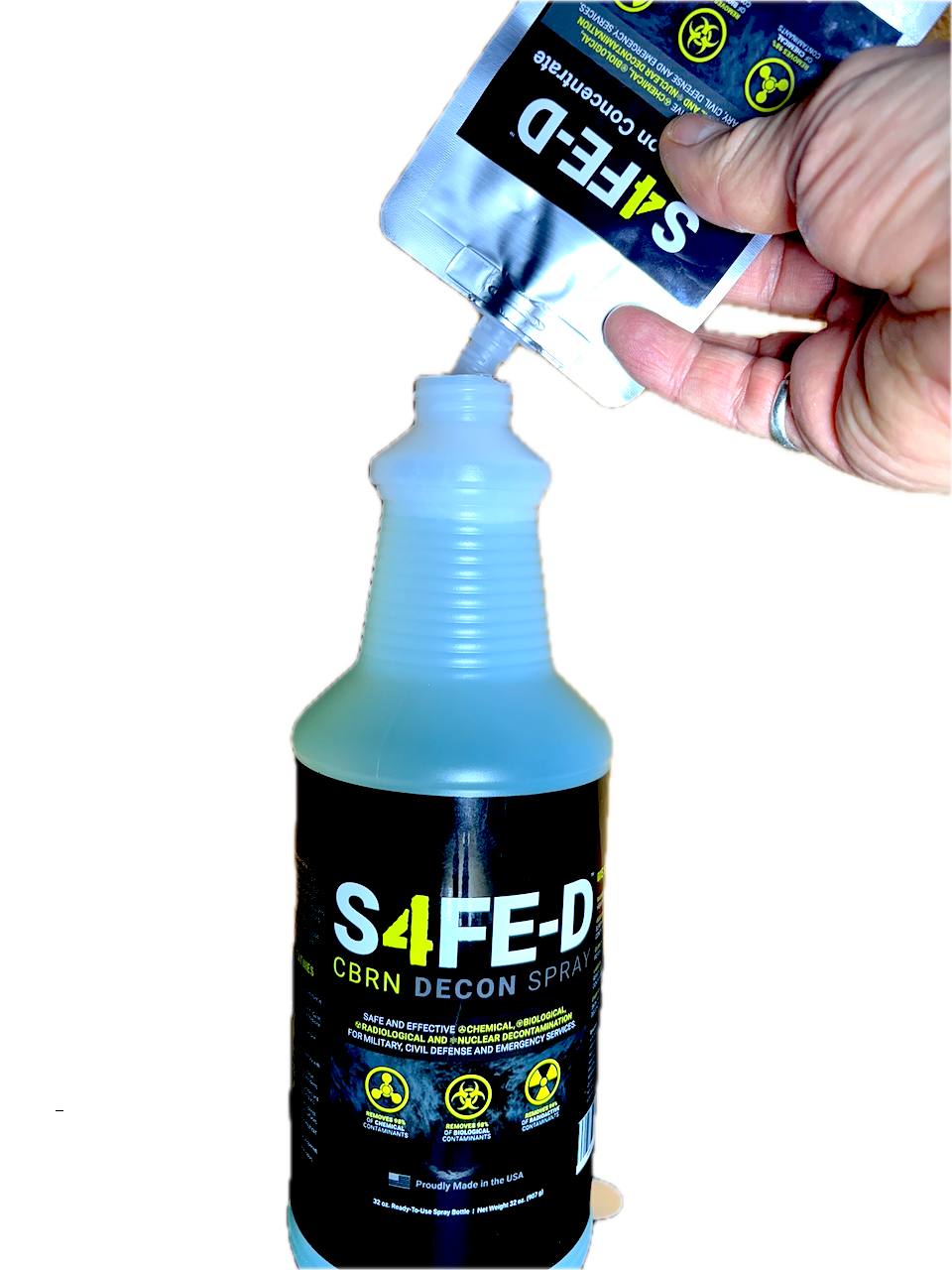 S4FE-D CBRN Decon Spray - REFILL 12pc