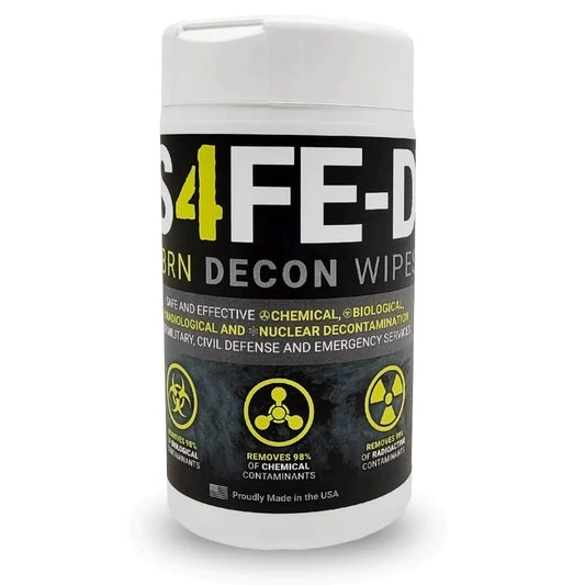 S4FE-D CBRN Decontaminant Wipes -80ct