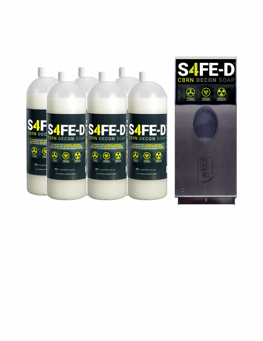 S4FE-D™ Decon Soap Toucheless Wall Dispenser-
